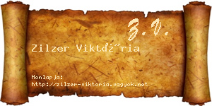 Zilzer Viktória névjegykártya
